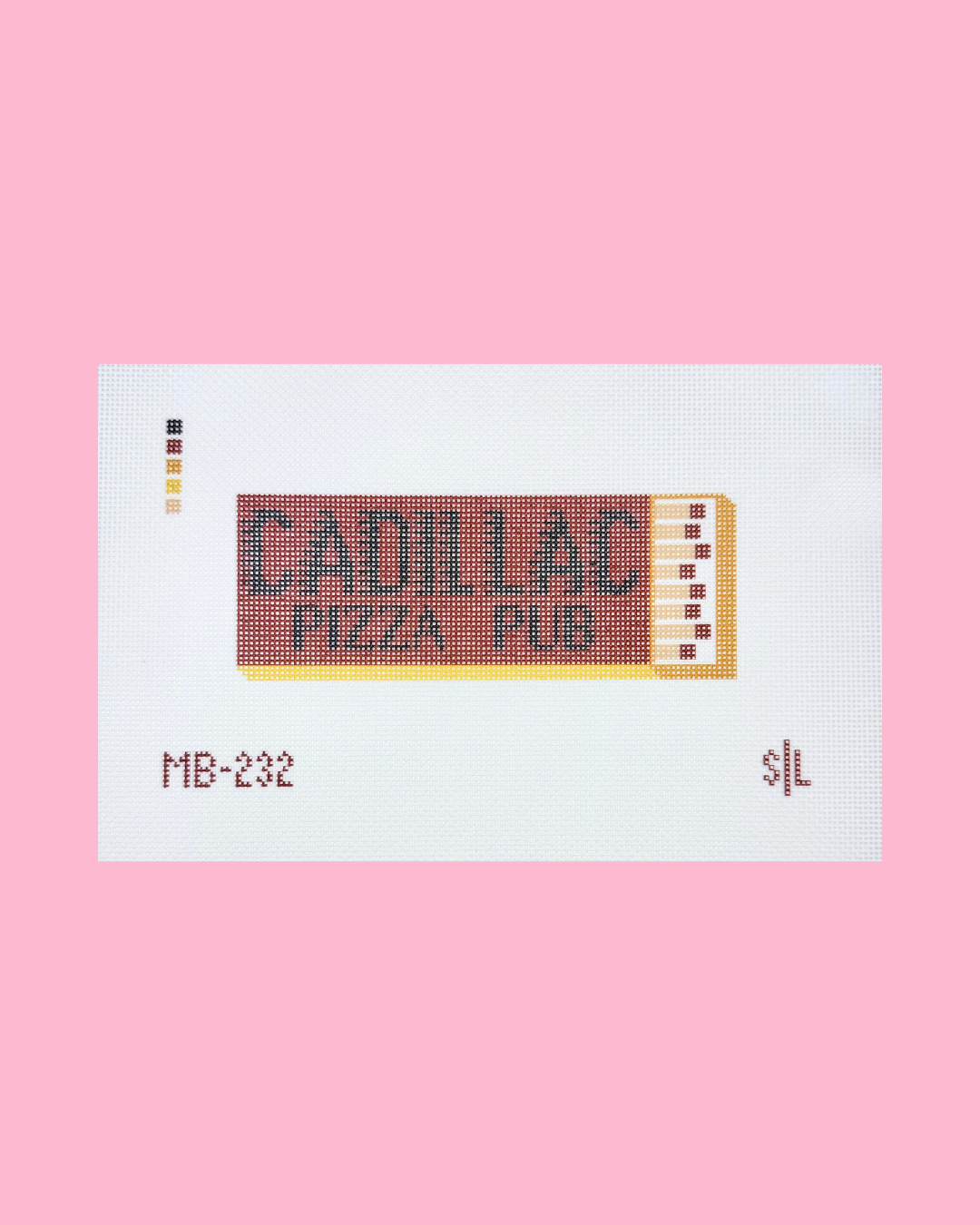 Cadillac Pizza Pub Matchbox