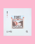Texas - Fort Worth Square Brown