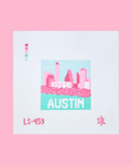Texas - Austin Square Pink